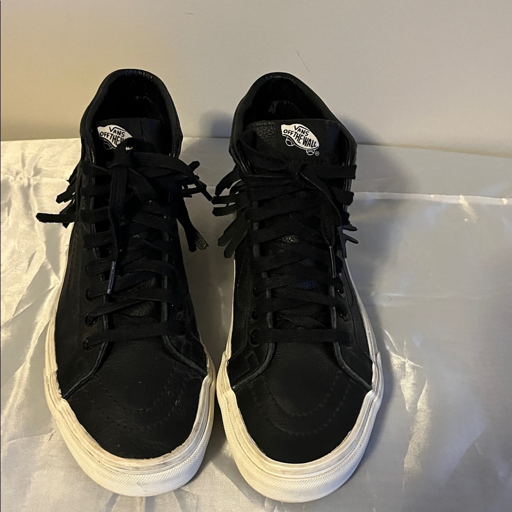 Vans fringe Black High-Top Sneakers with Fringe - Picture 3 of 5